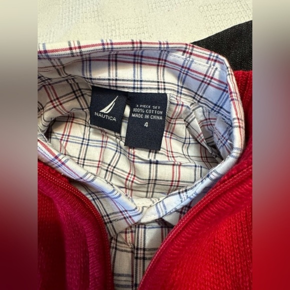 2 Sets Nautica Red and Plaid Set and camouflage wranglers Garanimals® - Picture 6 of 15